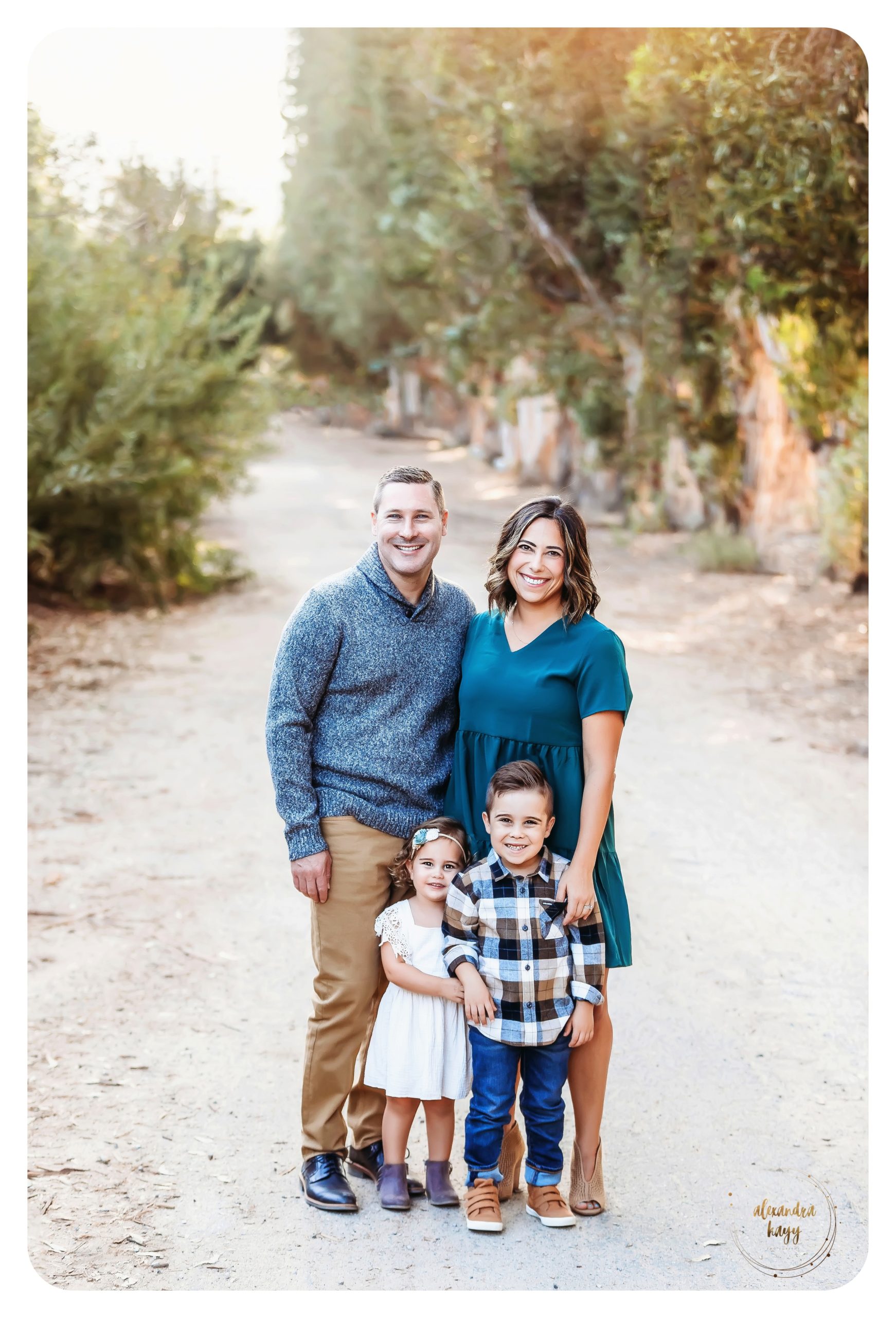 Maricopa County Holiday Fall Family Mini Portrait Session Alexandra