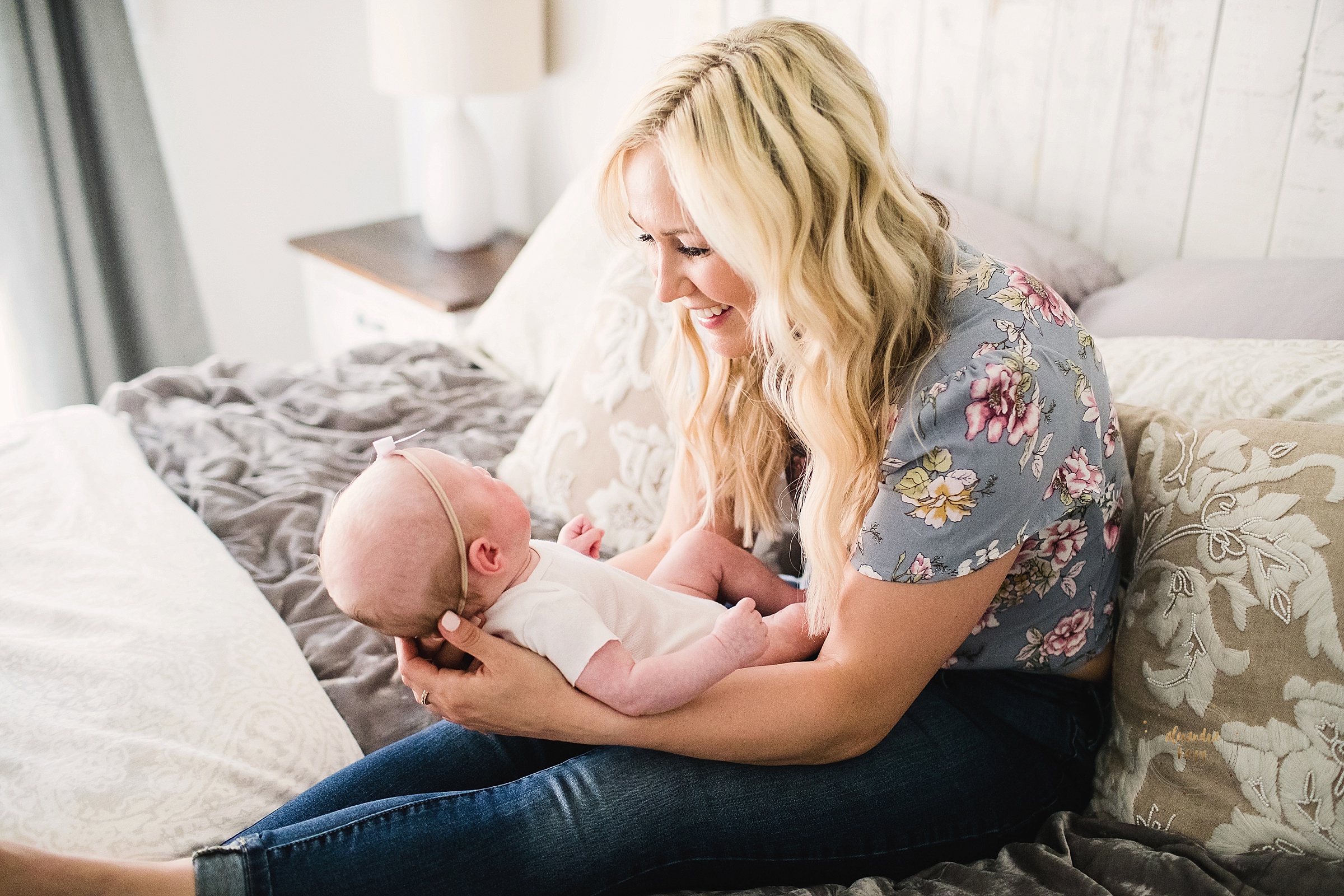 In home newborn photo session scottsdale az ca