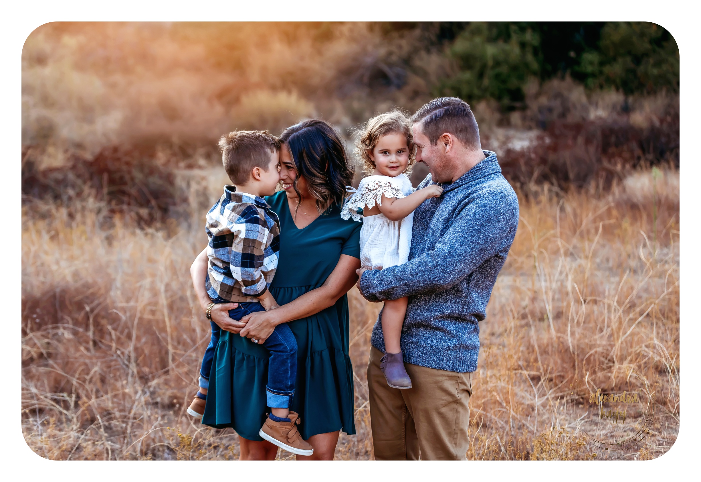 Maricopa County Holiday Fall Family Mini Portrait Session Alexandra