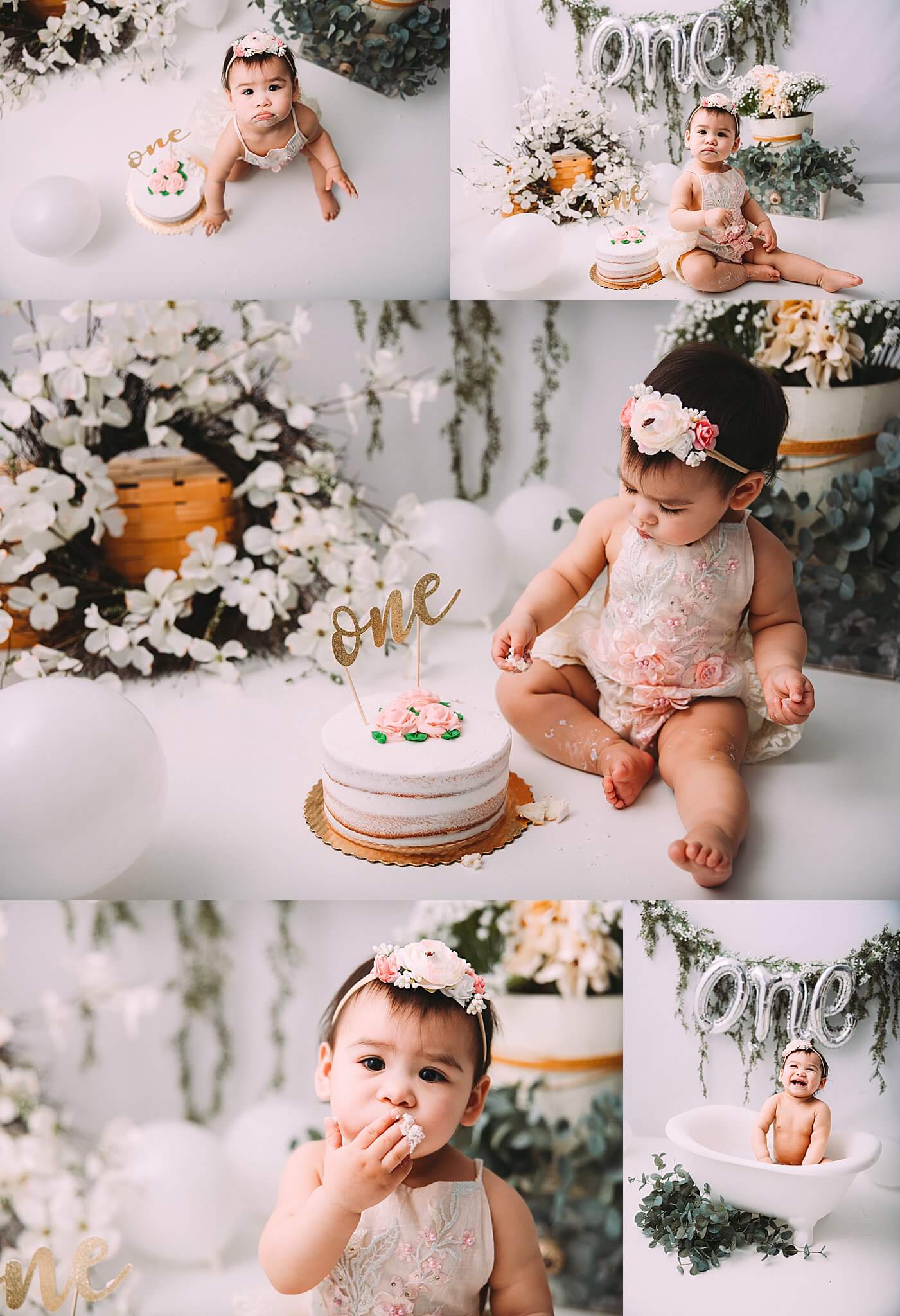 Happy First Birthday - Phoenix Cake Smash Photographer