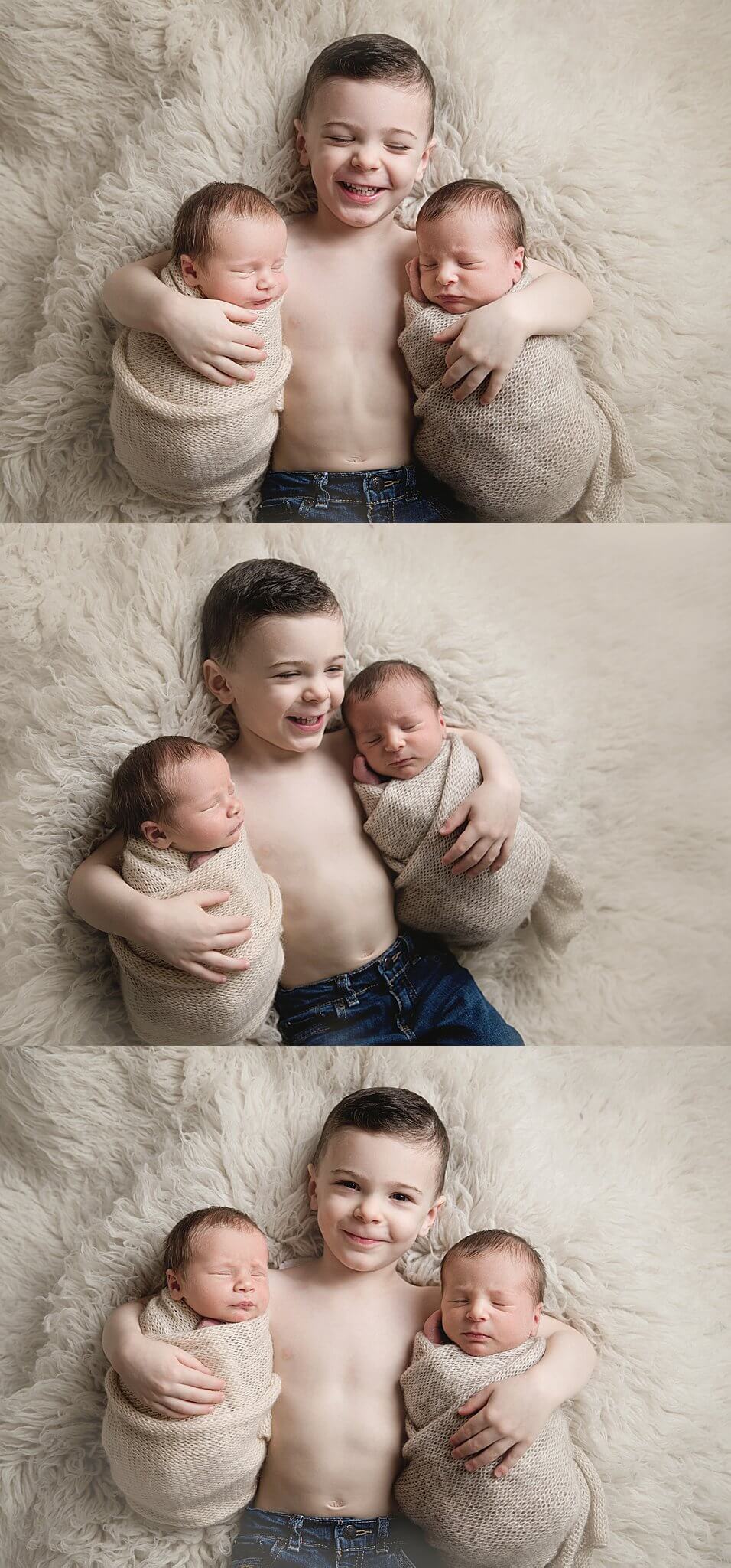 phoenix twin newborn baby photographer