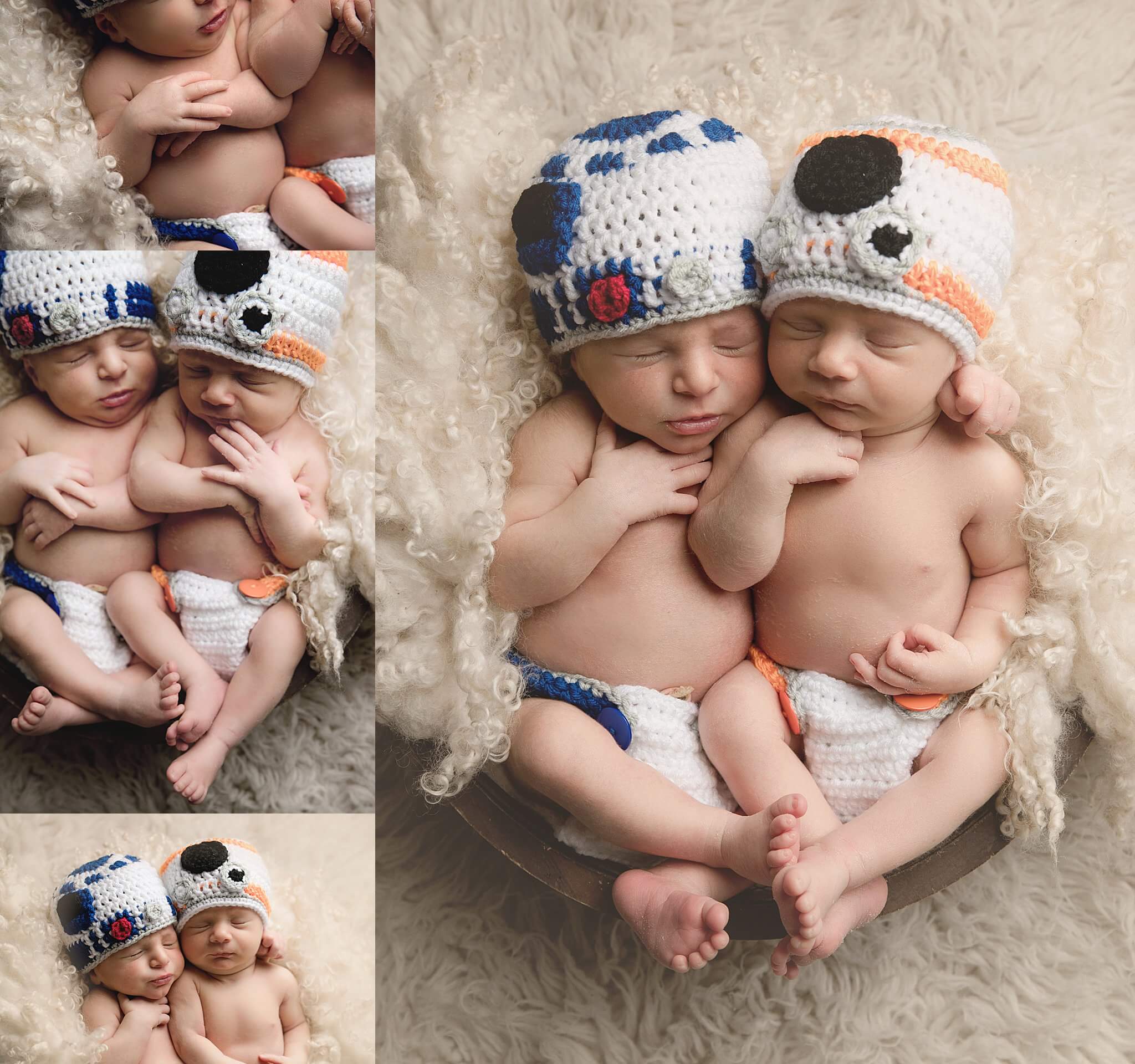 phoenix twin newborn baby photographer