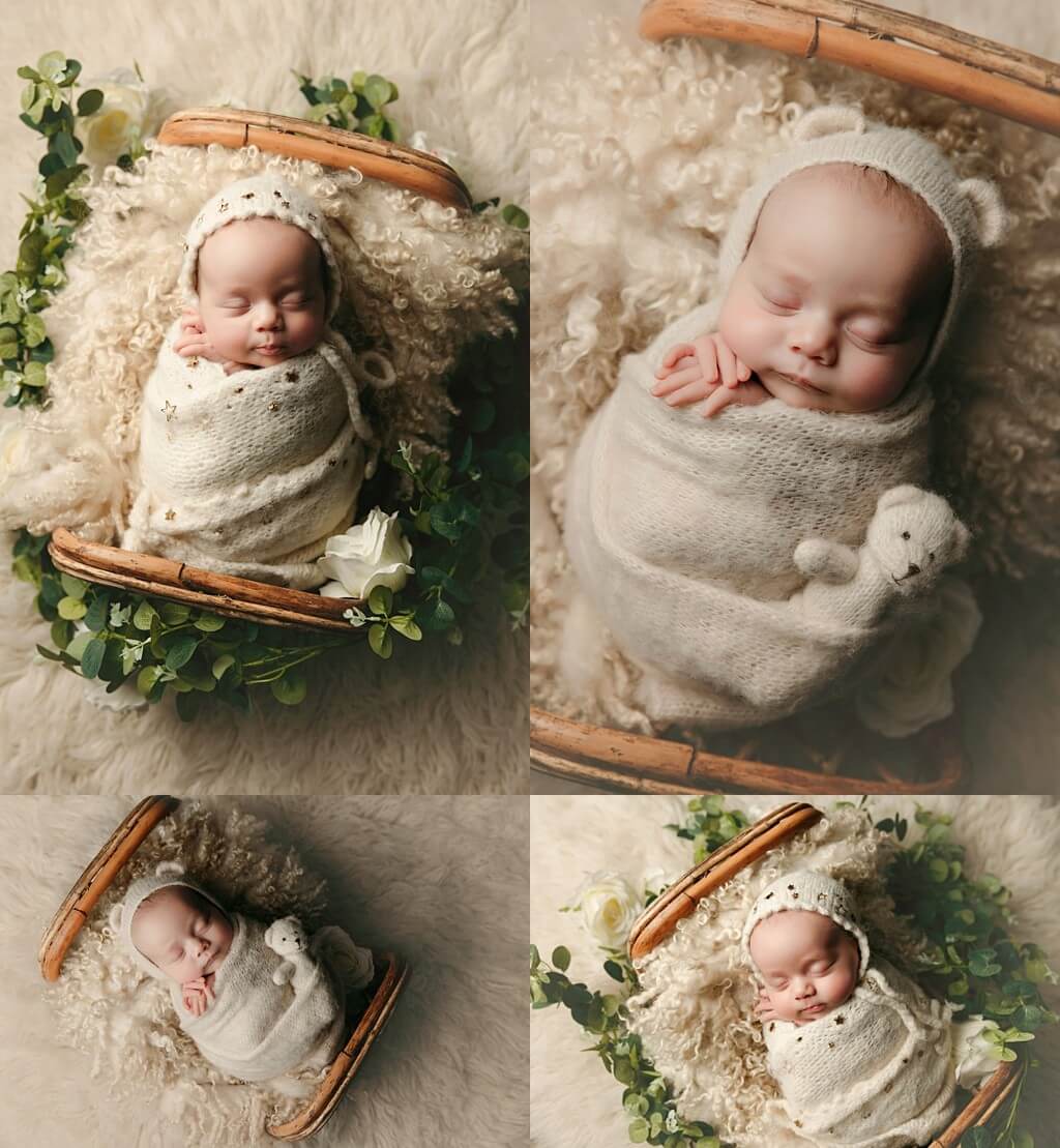 In Home Newborn Portrait Session in Phoenix