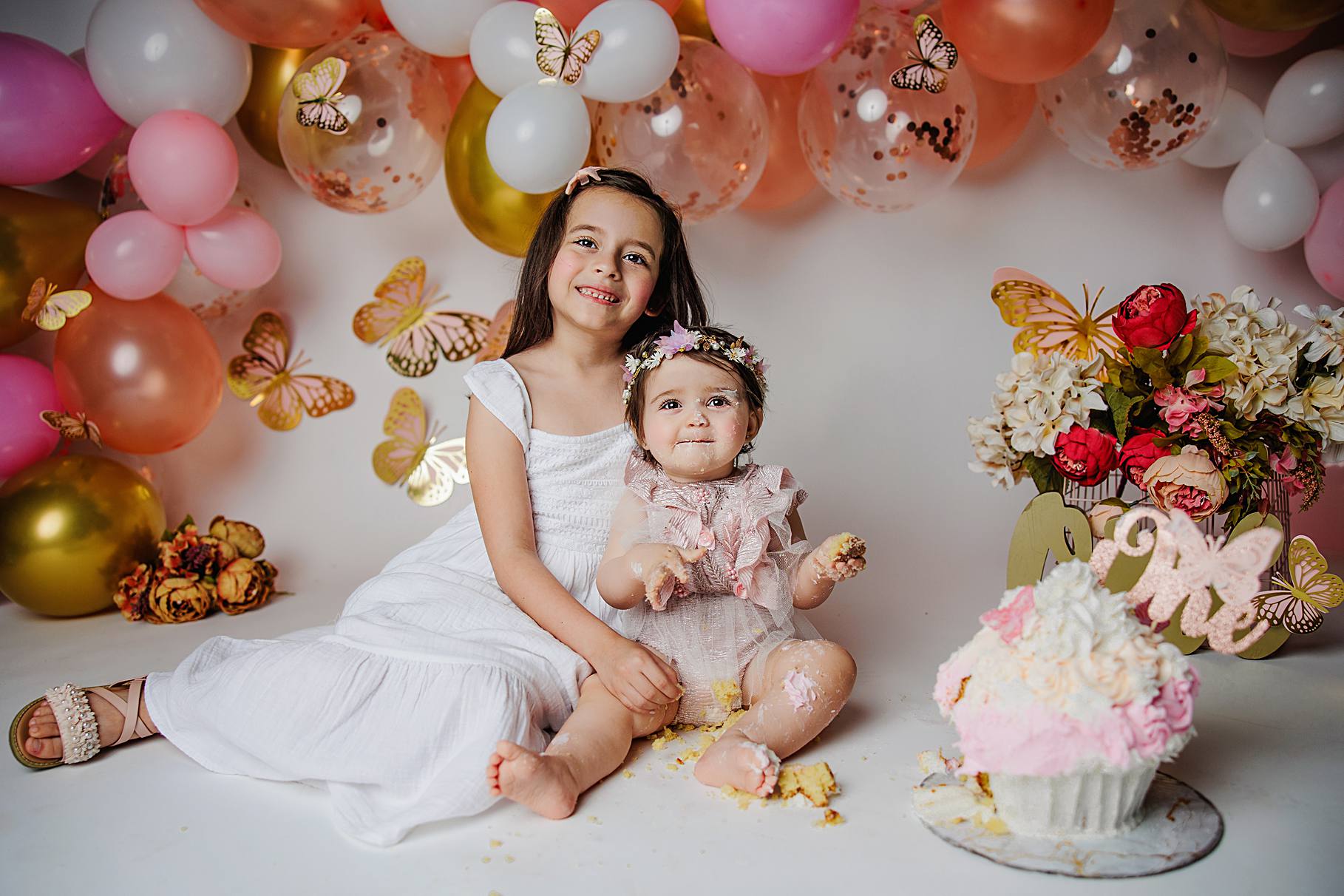 cake smash photography Goodyear AZ, baby 1st birthday photos Phoenix, baby photography Phoenix